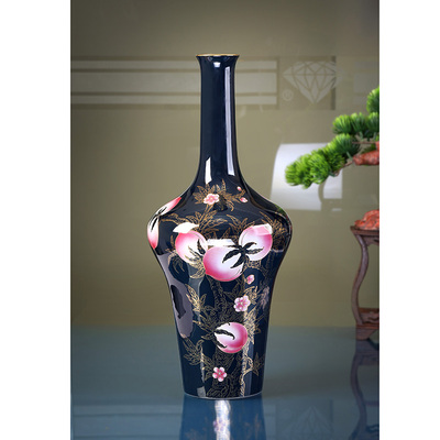 寿桃花瓶